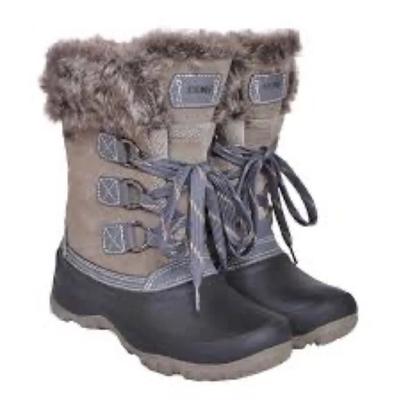 Khombu Shoes - Khombu Women's The Slope Winter Snow Boots (8, Grey)